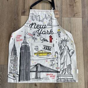 New York Souvenir Kitchen Apron NYC City Travel Vacation Housewarming Gift NWT